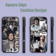 Casing For Vivo Y02t V29e Y17s bts JungKook Seven bts Jimin Min face UHW07 Phone Case Square Edge