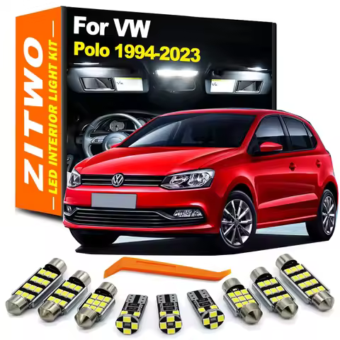 Canbus No Error LED Bulb Interior Reading Map Trunk Light Kit For VW Volkswagen Polo 6R 6C 9N 6N AW1