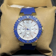 Guess blue wanita original w0149l5 jam tangan wanita bagus second mulus