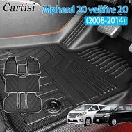 3D mat Alphard 20 vellfire 20(2008-2014) 3D car mat agh20 anh20 AH20 car foot mat boot mat carpet ca