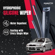 Kamatto Wiper Skoda Fabia (1999-2007) Hydrophobic Silicone Windshield Wiper Water Repelling Coating