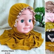 Ready Alisha Hijab / Jilbab Kerudung Instan Bayi Dan Anak 1 Sampai 3