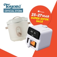 [Bundle Deals] Toyomi 3L Porcelain Slow Cooker SC 3080 + Toyomi 5.5L Steam Air Fryer AF 5579ST