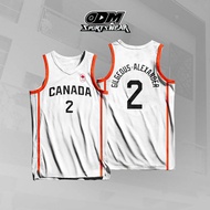 PERSONALIZED TEAM CANADA FIBA FULL SUBLIMATION JERSEY