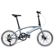 HY/🎁HITO German Brand20Inch Folding Bicycle Double Tube Ultra-Light Portable Aluminum Alloy Disc Brake Variable Speed Me