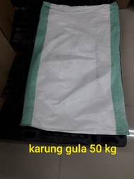 KARUNG PLASTIK 50 kg (bekas gula rafinasi)