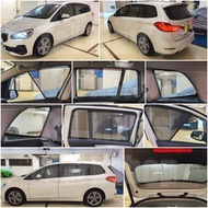 BMW F45 F46 218i 220i 220D 的專車專用濾光窗網太陽擋