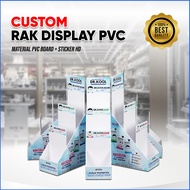 Custom Multifunctional Display Rack Various Products Flyer Brochure Combination PVC Material Board F