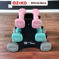 Kinetic Set 6 Pcs Neoprene Dumbbells With 12 Kg Rack