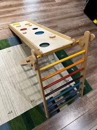 architoyz 攀爬架 滑板組合 彩虹色 二手美品