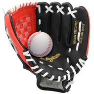 Baseball Glove Softball Glove 9.5''-12.5'' with Baseball for Kids Youth Adultfor Training and Beginn