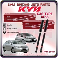 ( 1Pair ) Honda City TMO GM2 GM3 , Jazz GE TFO Rear Shock Absorber Gas KAYABA KYB (2009-2013)