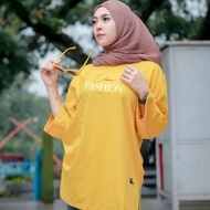 Baju Wanita Model Baru 2023 / Atasan Oversize Belah Samping Combad 24s / Kaos Cewek Forever / Kaos O
