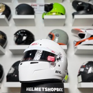Car Helmet Go-Kart BELL RS7-K PRO WHITE HOMOLOGATION FIA 8878-2024 SNELL K2025