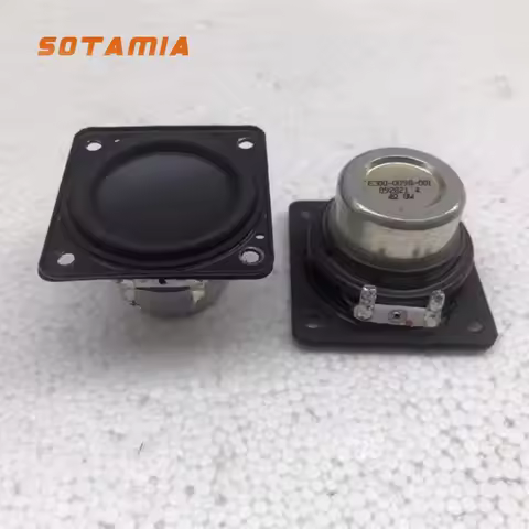 SOTAMIA 2Pcs 1.75 Inch Full Range Speaker 4 Ohm 8W Waterproof Altavoz Sound Loudspeaker for JBL Flip