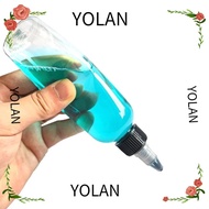 YOLANDAGOODS1 10PCS Oil Liquid Dropper Bottles, Twist Cap Bottles Plastic Empty Hair Dye Bottle, Portable 10ml/15ml/20ml Inks Transparent Tattoo Pigment Ink Containers