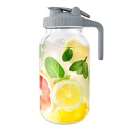 Cold Brew Coffee Maker 32oz/64oz Glass Pitcher with Stainless Steel Filter Wide Mouth Mason Jar Pitc