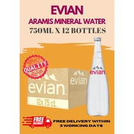 Evian Aramis Mineral Water 750ml x 12 Bottles