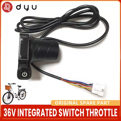 Original DYU C6 Integrated Switch Throttle for DYU C6 Electric Bike