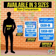 Ⅷ ✌ ↥ GCash Cash-in Cash-out Rates Signage