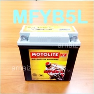 ♞,♘Motolite Motorcycle Battery Mfb2.5L Mfb3-L Mf4l-B Mf5l-B Mfyb5l Mf7a-B Mf9-B Maintenance Free
