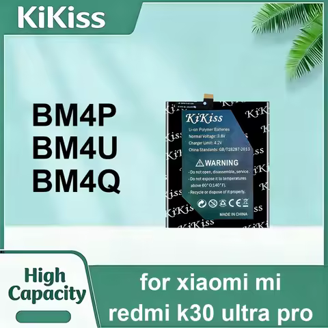 Mobile Phone Battery Long-Lasting Performance BM4P BM4Q BM4U 5000-5200mAh For Xiaomi MI For Redmi K3