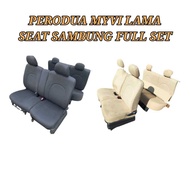 4 Seater Car Seat / Kusyen Kereta Perodua Myvi Lama 4 Seater Car Seat / Kusyen Kereta 4 Orang
