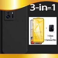 [Premium Product] Soft TPU phone case + glass sticker for Xiaomi Mi11t Pro Mi 11 Lite 5g Ne 11t Pro Mi 11 T