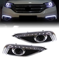 White LED Daytime Running Lights DRL For Honda CR-V CRV 2012 2013 2014 Car Replacement Accessories 1