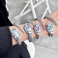 2024bv Snake Watch Diamond Snake Bracelet Watch Snake Bracelet Quartz Open Watch Foreign Trade