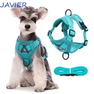 JAVIER Cat Harness Leash Set, Universal Reflective Trim Cat Harness Leash, Safety Breathable Anti Es