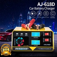 Taffware ANJING Charger Aki 260W 12V\/24V 200AH + LCD - AJ-618D