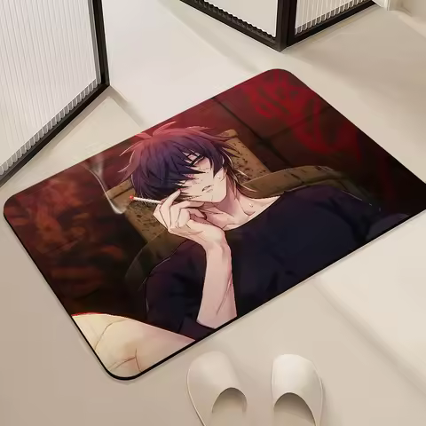 Towa Game Door Mat S-Slow Bedside Entrance Bath Floor Decoration Corridor Door Mat Damage Carpet Liv