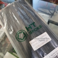 HT Spoke 14G x 280mm Stainless Steel Black for 700c