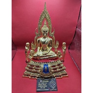 成功佛金娜啦佛祖金身 Phra Chinnaraj （按照佛脚计算5寸）总高度32cm x 底座24cm