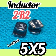 Adapter Inductor smd size 5x5 2R2 2.2uH 2.2 uH 2.2uH 2.2 uH