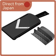 Kai Corporation Slicer Seki Magoroku Adjustable V Regular with Guard DH3343 Black【Direct from Japan】