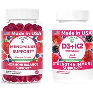 Supplement、Health Supplement LunakaiUSAMadeMenopauseSupportGummies+D3+K2WithCalciumGummiesBundle–3-I
