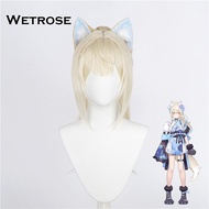 Wetrose Hololive New Year Kimono Fuwawa Mococo Abyssgard Twin Cosplay Costume Cute Style Anime Japan