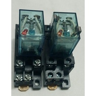 Second-Hand OMRON LY2 Relay LY2N/-J LY2NJ {With Bulb} {24VAC} (2-Pole 8 Feet) Thick Feet
