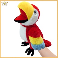 deveodo Moving Mouth Hand Puppet Plush Bird Hand Puppet Interactive Plush Parrot Hand Puppet Perfect
