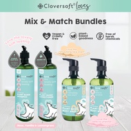 [Mix and Match] ❤️Cloversoft Loves Premium Plant-Based Body Wash | Shampoo and Conditioner [750 | 50