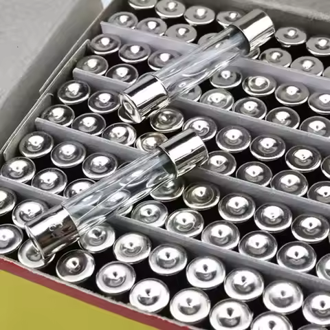 100pcs Quick Fast Blow Glass Fuse Fuze 5*20mm 250V 0.1/0.2/0.25/0.3/0.4/0.5/0.75/1.25/1.5/2.5/3.15/6