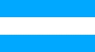 magFlags Large Flag In blue and white | landscape flag | 1.35m² | 14.5sqft | 85x160cm | 35x60inch -