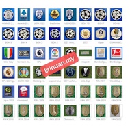 ready stock-2021/22 Football patch Football badge Ball UCL patch La Liga Serie A Ligue 1 Bundesliga