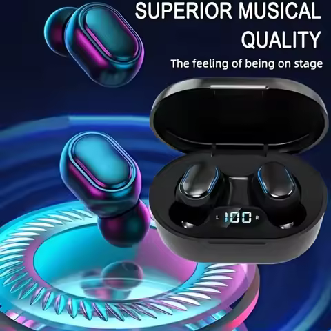 Original E7S Wireless Bluetooth Headset with Mic LED Display Earbuds for iPhone Xiaomi TWS Earphone 