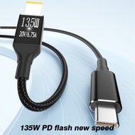 135W 20V 6.75A Laptop Charger for Lenovo Legion Y9000P Y9000K Y7000P Power Adapter Type C to USB Sli