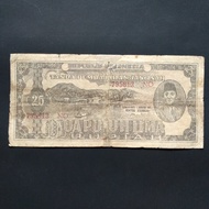 Uang Kuno Indonesia 25 Rupiah 1947 Original.