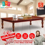 5 Feet Solid Wood Japanese Coffee Table L1463MM X W863MM X H381MM (walnut  Color)
