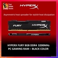 YCPM KINGSTON HYPERX FURY 8GB 3200MHz DDR4 CL16 DIMM 1Rx8 - HX432C16FB3/8 RAM